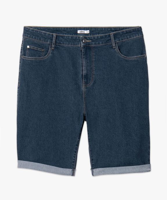 Bermuda femme grande taille en coton stretch Coupe ajustée vue4 - GEMO (G TAILLE) - GEMO