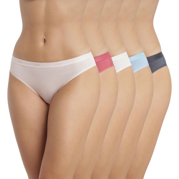 Culottes en coton stretch femme (lot de 5) - Les Pockets Eco DIM vue2 - DIM - GEMO