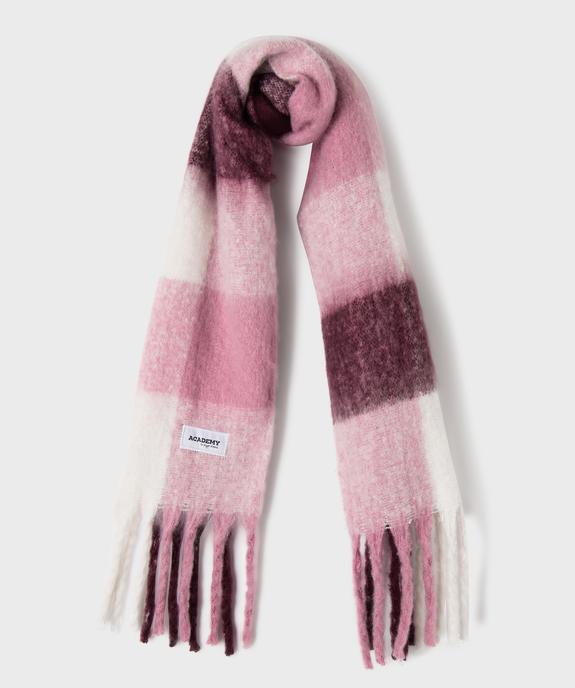 Écharpe plaid douillette fille vue1 - GEMO (JUNIOR) - GEMO