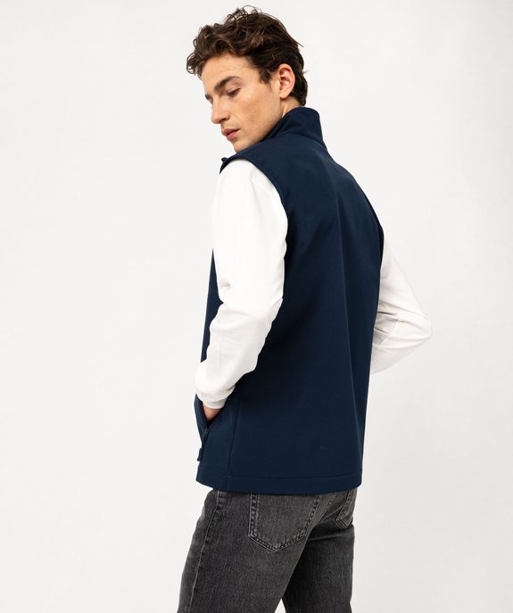 Blouson sans manches avec col montant homme vue3 - GEMO 4G HOMME - GEMO
