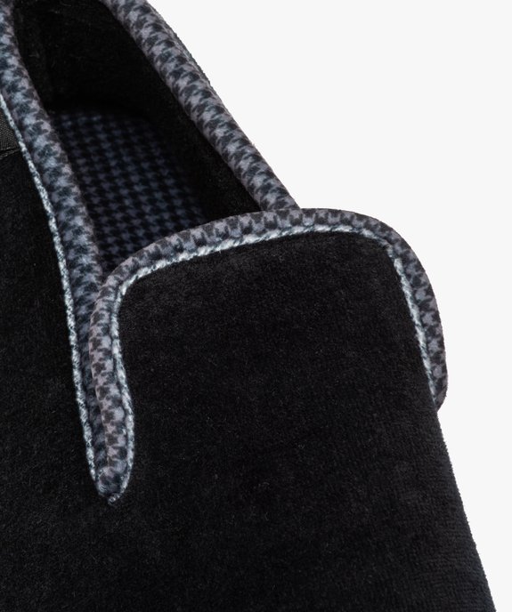 Chaussons homme style charentaises en velours - Isotoner vue6 - ISOTONER - GEMO