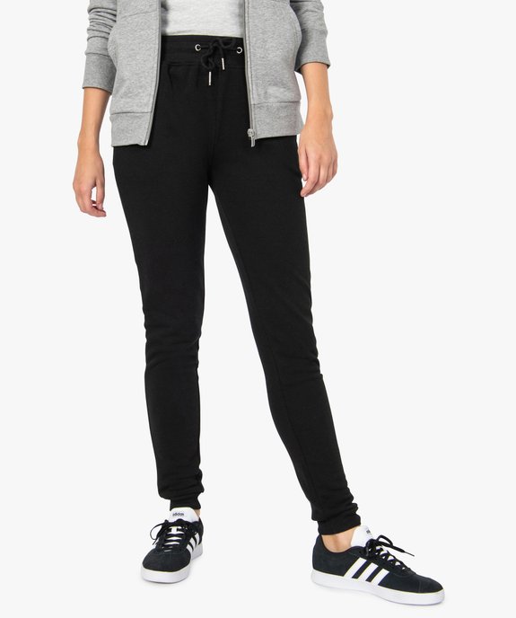Pantalon de jogging femme en jersey molletonné vue1 - GEMO(FEMME PAP) - GEMO
