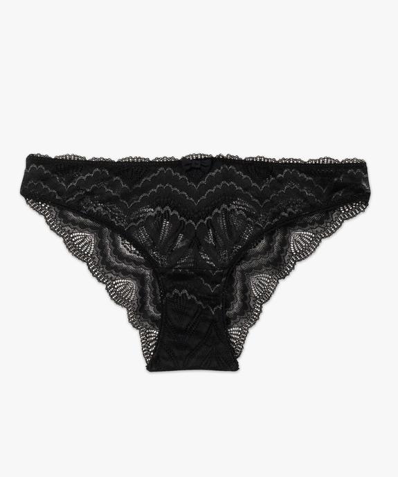 Culotte en dentelle femme - GEMO(HOMWR FEM) Culotte en dentelle femme vue4 - GEMO(HOMWR FEM) - GEMO