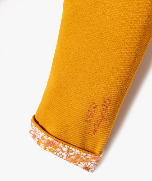 Legging réversible bébé fille - LuluCastagnette vue2 - LULU CASTAGNETTE GEMO FOR GOOD - GEMO