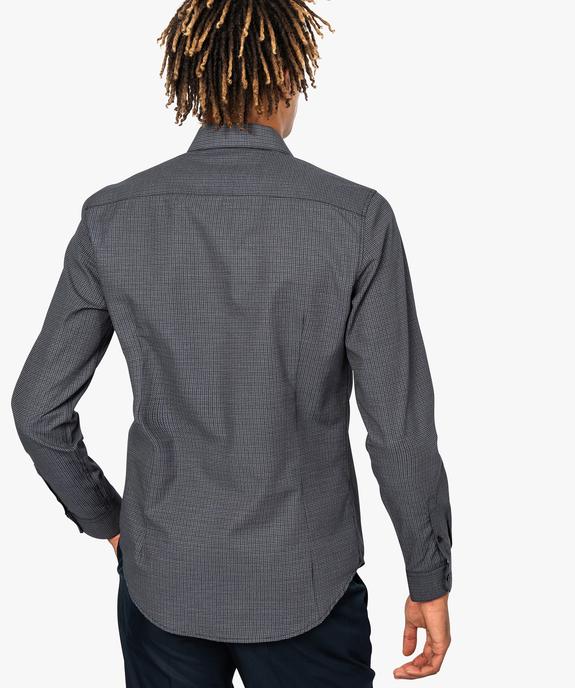 Chemise homme coupe slim fit vue3 - GEMO (HOMME) - GEMO