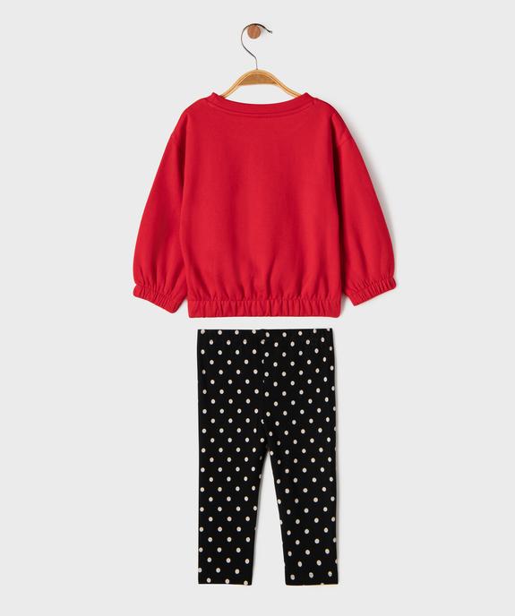 Ensemble sweat et legging bébé fille - Snoopy vue4 - SNOOPY - GEMO