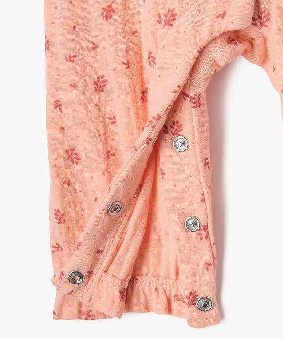 Ensemble 3 pièces salopette et body bébé fille - LuluCastagnette vue3 - LULUCASTAGNETTE - GEMO