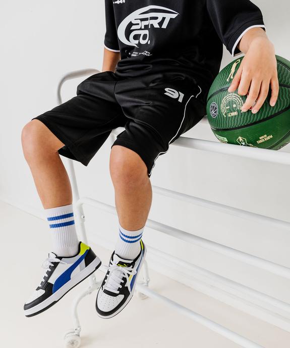 Bermuda de sport en maille légère garçon vue8 - GEMO 4G GARCON - GEMO
