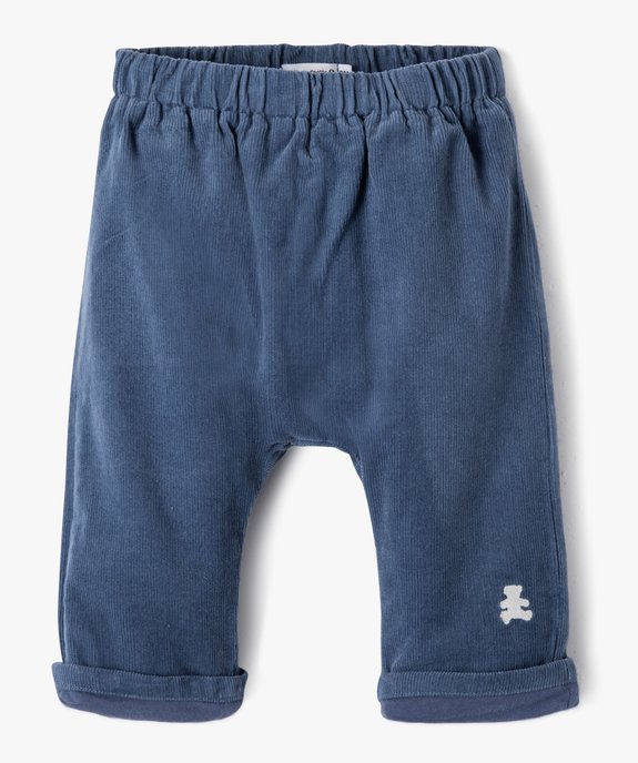 Pantalon ample en velours bébé - LuluCastagnette vue1 - LULUCASTAGNETTE - GEMO
