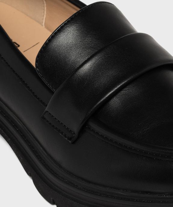 Mocassins chunky à épaisse semelle crantée et bout amande femme - 5 MILES vue6 - 5 MILES - GEMO