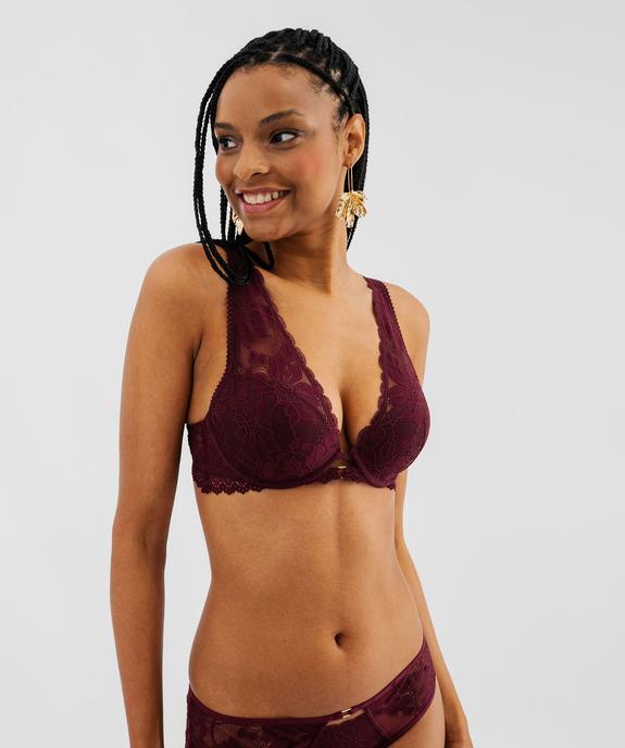 Soutien-gorge push-up à bretelles foulard femme vue1 - GEMO(HOMWR FEM) - GEMO