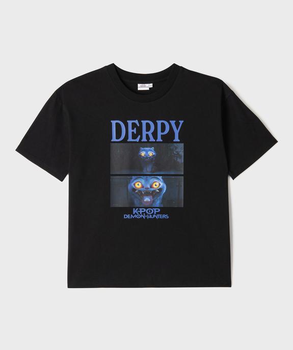 Tee-shirt manches courtes motif Derpy fille - K-Pop Demon Hunters vue1 - KPOP DEMON HUNTERS - GEMO