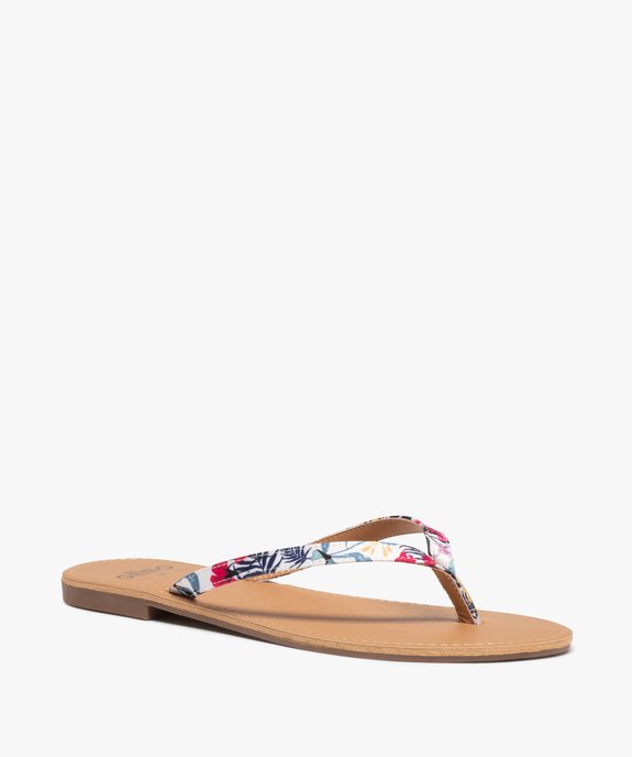 Tongs femme à petit talon plat et lanières fines - Valentina Baldano vue2 - VALENTINA BALDA - GEMO