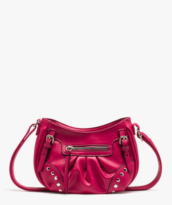 Sac besace compact souple look rock femme vue1 - GEMO (ACCESS) - GEMO
