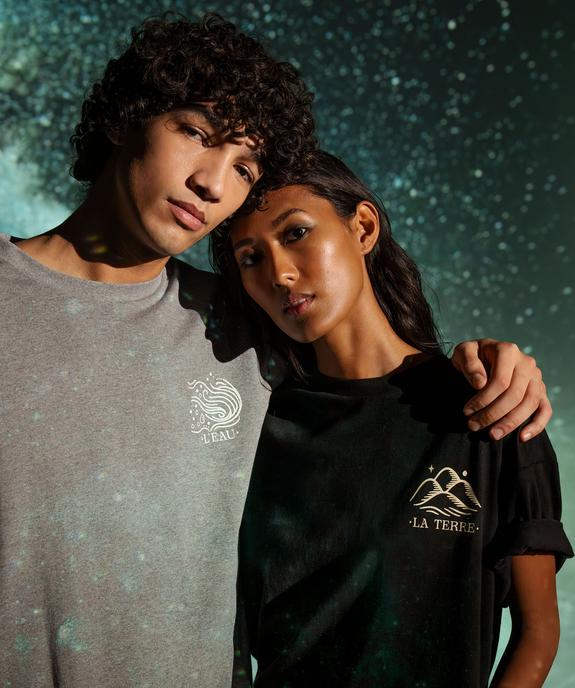 Haut de pyjama avec motif poitrine et dos mixte vue12 - GEMO 4G FEMME - GEMO