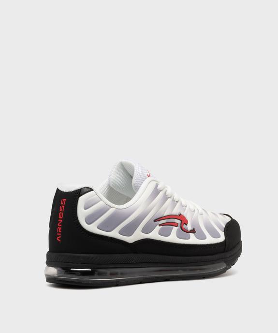 Baskets multicolores avec semelle à bulle d’air garçon - Airness vue4 - AIRNESS - GEMO