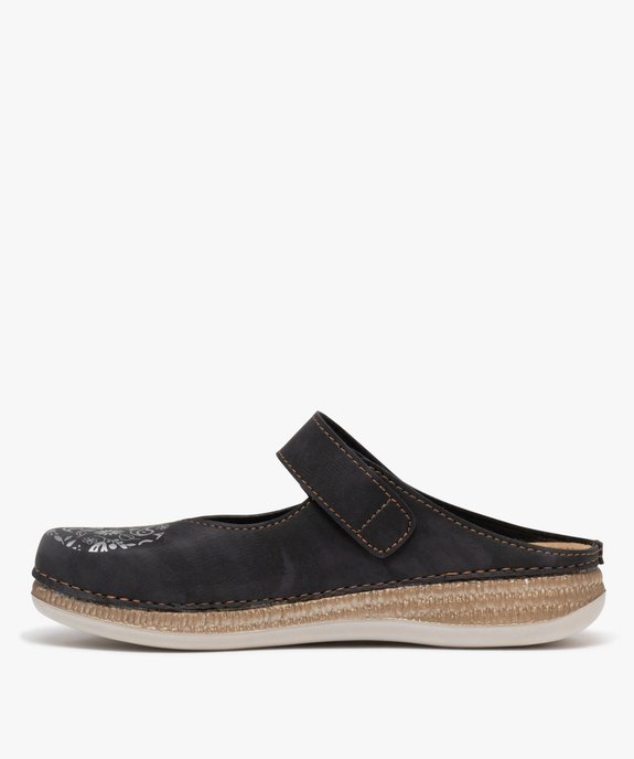 Sabot confort avec fermeture scratch femme vue3 - G'FLEX - GEMO