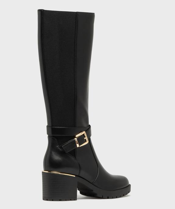 Bottes avec élastique sur la tige et brides cheville femme - Valentina Baldano vue11 - GEMO(URBAIN) - GEMO