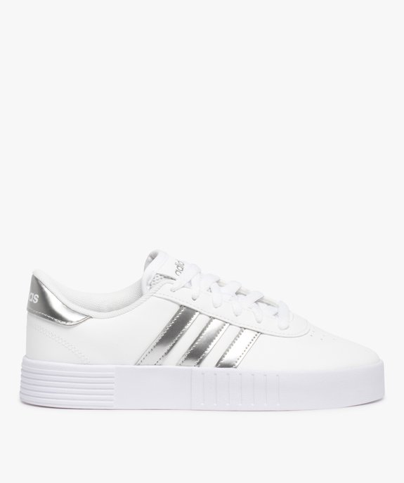 Baskets femme à bandes métallisées – Adidas Courtbold vue1 - ADIDAS - GEMO