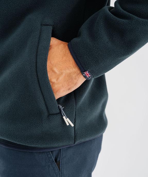 Sweat zippé en polaire avec col montant homme - Roadsign vue4 - ROADSIGN G4G - GEMO