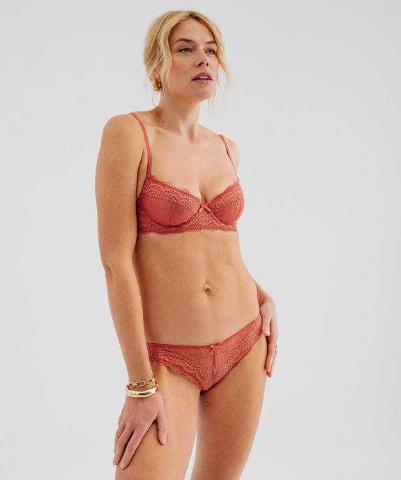 Culottes en dentelle et tulle femme (lot de 2) vue4 - GEMO(HOMWR FEM) - GEMO