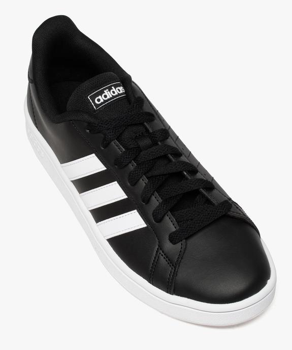Baskets homme bicolores à lacets - Adidas Grand Court Base vue5 - ADIDAS - GEMO