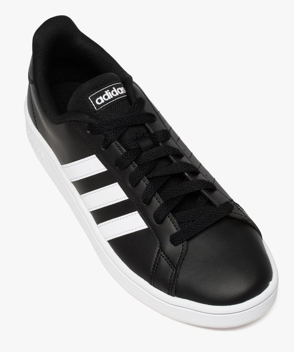 Baskets homme bicolores à lacets - Adidas Grand Court Base vue5 - ADIDAS - GEMO
