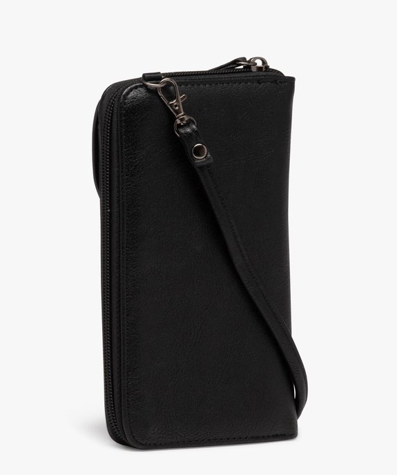 Pochette porte-feuille avec bandoulière amovible femme vue2 - GEMO (ACCESS) - GEMO