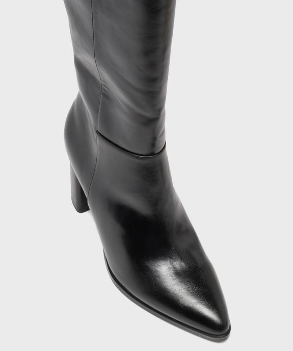 Bottes à haut talon et bout pointu femme vue5 - FOLLOW ME G4G - GEMO