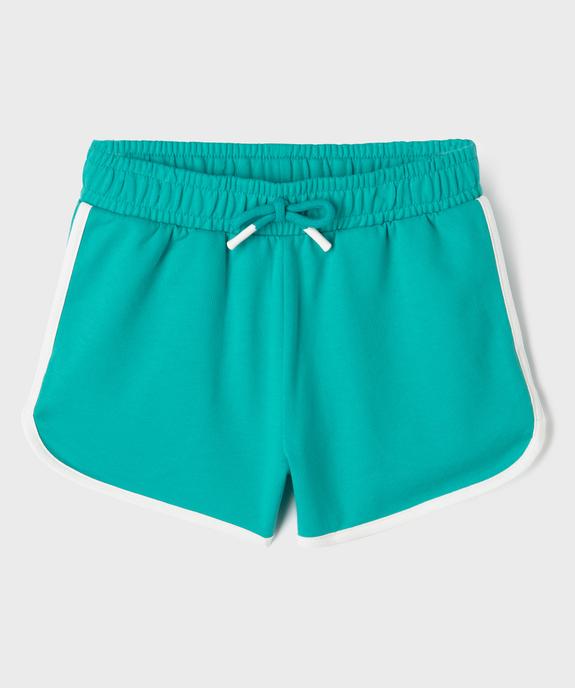 Short en maille avec taille élastique fille vue1 - GEMO (ENFANT) - GEMO