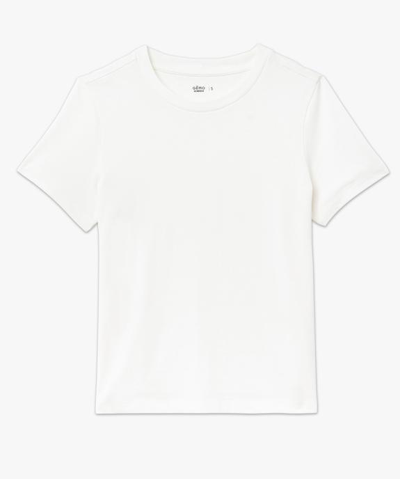 Tee-shirt manches courtes coupe large femme vue5 - GEMO 4G FEMME - GEMO