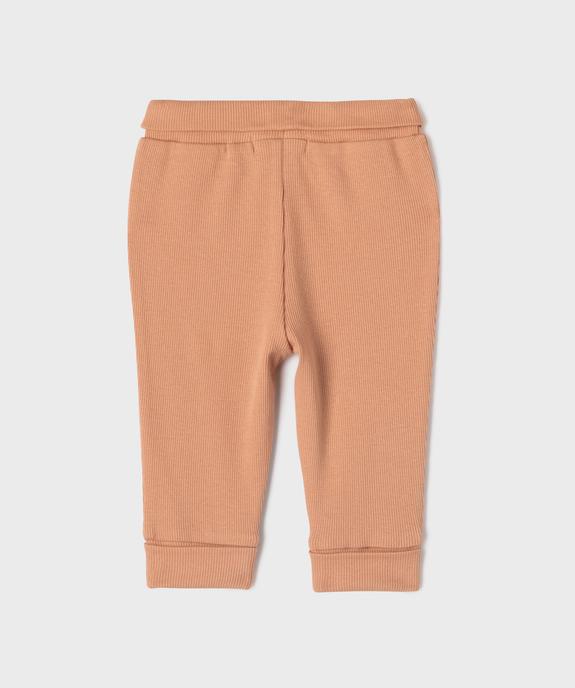 Legging en maille côtelée bébé fille (lot de 2) vue4 - GEMO(BB COUCHE) - GEMO