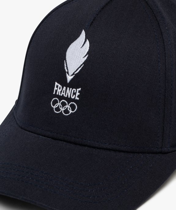 Casquette en coton brodée Équipe de France Olympique vue3 - EQUIPE DE FRANCE - GEMO