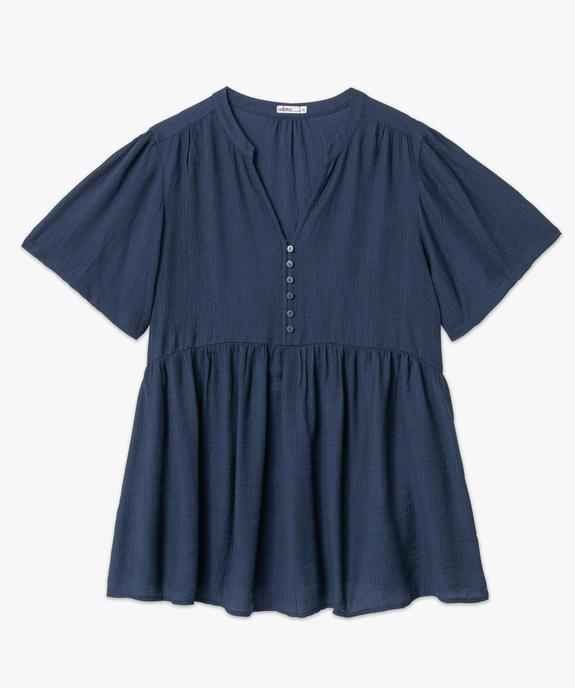 Blouse de grossesse et allaitement à manches courtes vue4 - GEMO (MATER) - GEMO