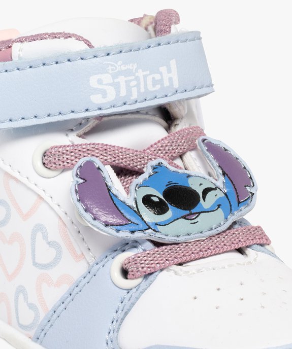Baskets mid-cut imprimées cœurs bébé fille - Stitch vue6 - LILO & STITCH - GEMO