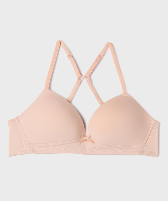 Soutien-gorge avec bonnets paddés et bretelles multipositions fille vue1 - GEMO (JUNIOR) - GEMO