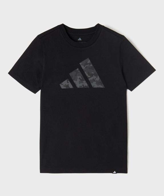 Tee-shirt manches courtes en coton avec logo camo garçon - Adidas vue1 - ADIDAS - GEMO