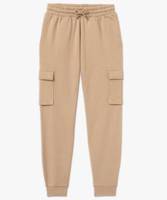 Pantalon de jogging coupe cargo homme vue4 - GEMO 4G HOMME - GEMO