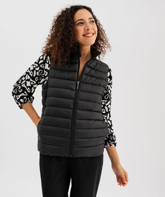 Doudoune fine sans manches à col montant femme vue1 - GEMO 4G FEMME - GEMO
