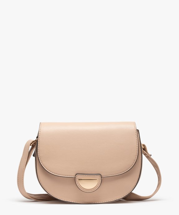 Sac femme forme demi-lune avec large rabat vue1 - GEMO (ACCESS) - GEMO