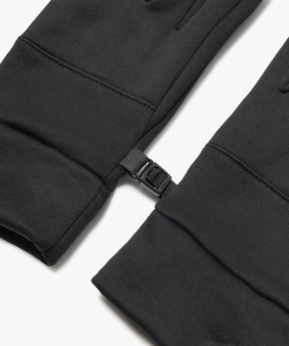 Gants  homme doublés polaire compatibles écran tactile vue2 - GEMO (ACCESS) - GEMO