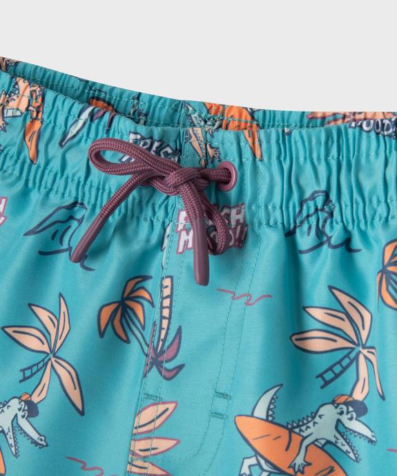 Short de surf à motifs crocodiles garçon vue2 - GEMO (ENFANT) - GEMO