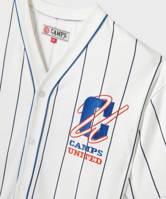 Tee-shirt de sport forme chemise garçon - Camps United vue3 - CAMPS - GEMO