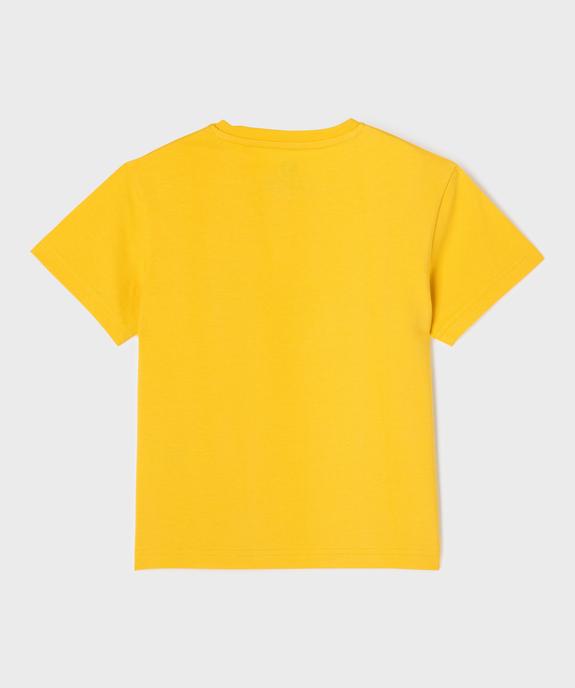 Tee-shirt manches courtes coupe oversize garçon - Camps United vue3 - CAMPS GEMO FOR GOOD - GEMO