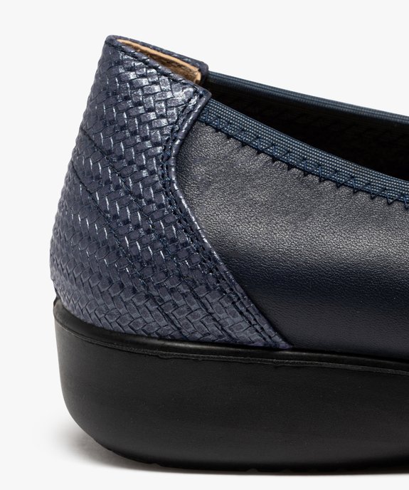 Ballerines confort en cuir femme vue6 - G'FLEX - GEMO