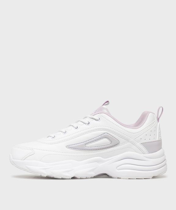 Baskets basses rétro running légères femme - Fila vue3 - FILA - GEMO