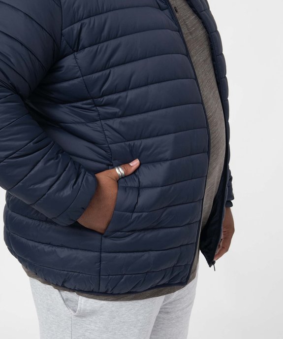 Doudoune homme grande taille légère à col montant vue2 - GEMO (G TAILLE) - GEMO