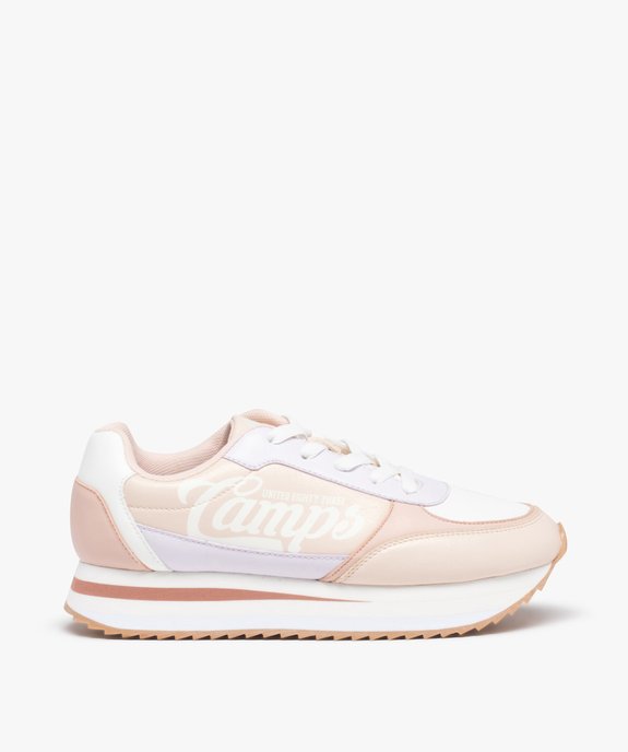 Baskets fille retro running plateforme – Camps United vue1 - CAMPS UNITED - GEMO