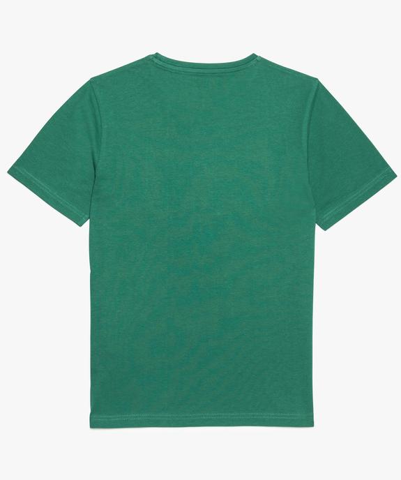 Tee-shirt garçon à manches courtes avec inscription sur l'avant vue2 - GEMO (JUNIOR) - GEMO
