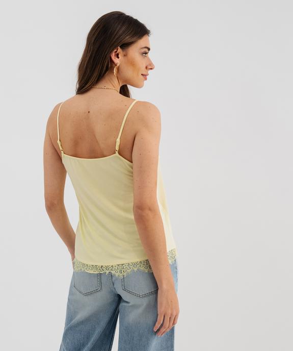 Débardeur en satin et viscose stretch à fines bretelles femme vue3 - GEMO(FEMME PAP) - GEMO